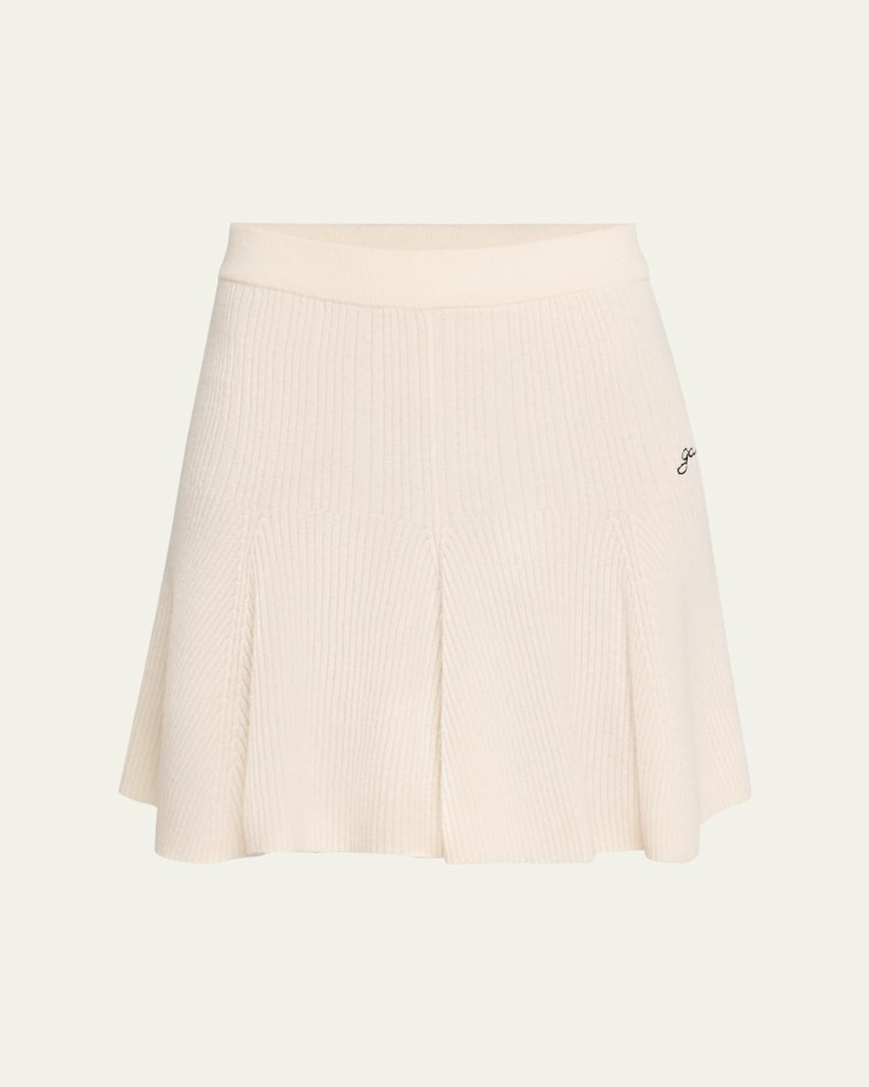 Cashmere Mix Mini Skirt